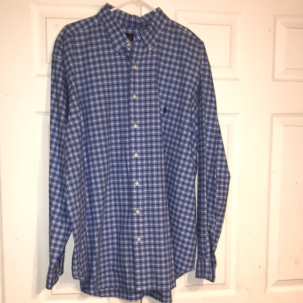 Blue Checkered Men's Shirt
